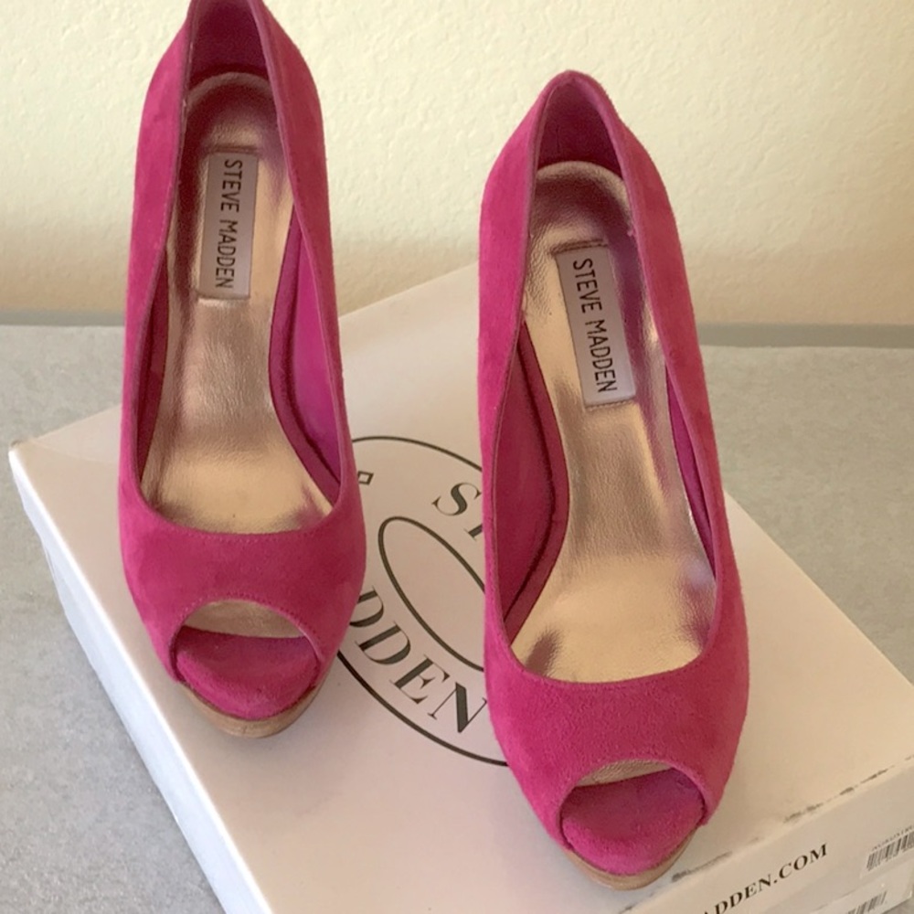 Hot pink Suede shoes
